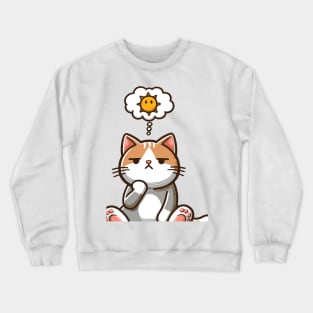 Bored cat Crewneck Sweatshirt